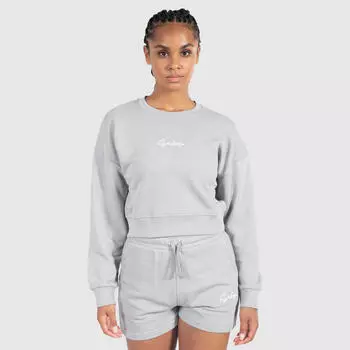 Женская толстовка Elyssa серая для спорта и отдыха SMILODOX, цвет grau