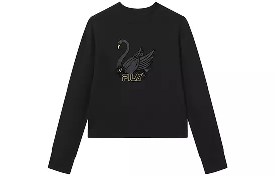 Женская толстовка ФИЛА FILA, цвет Black