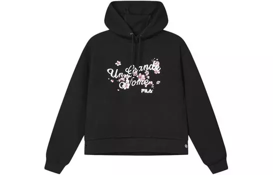 Женская толстовка ФИЛА FILA, цвет Black