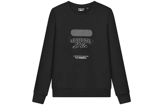 Женская толстовка ФИЛА FILA, цвет Black