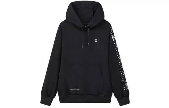 Женская толстовка ФИЛА FILA, цвет Black