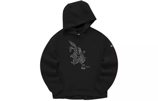 Женская толстовка ФИЛА FILA, цвет Black