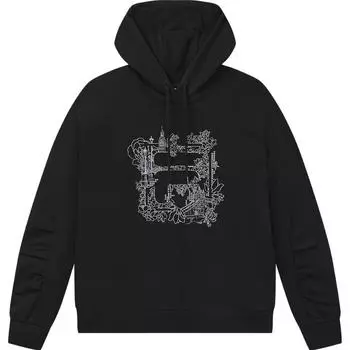 Женская толстовка ФИЛА FILA, цвет Black