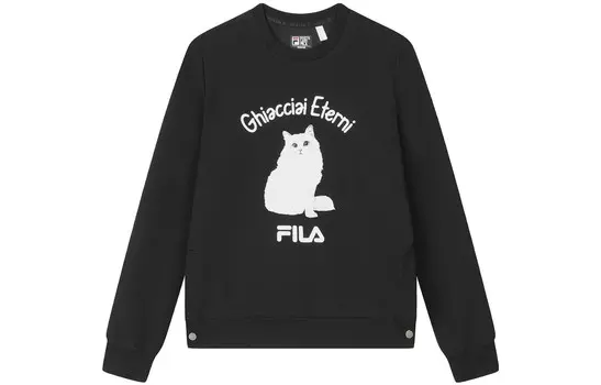 Женская толстовка ФИЛА FILA, цвет Black