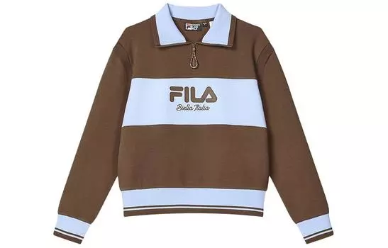 Женская толстовка ФИЛА FILA, цвет Casein brown