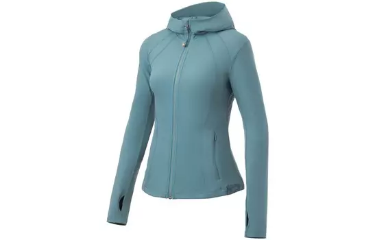 Женская толстовка Fitness Series цвета лайм-зеленый Lining