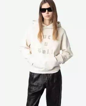 Женская толстовка Georgy с карманом кенгуру Zadig & Voltaire, белый