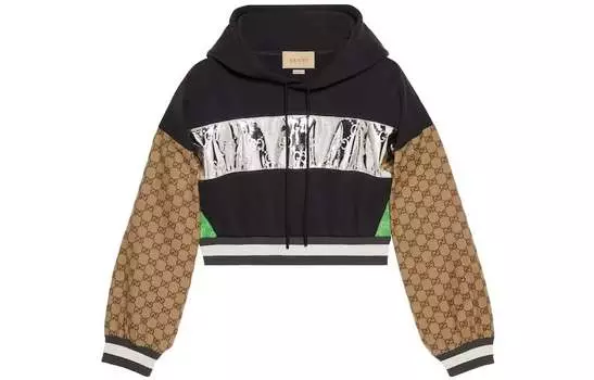 Толстовка женская Gucci, черный / коричневый