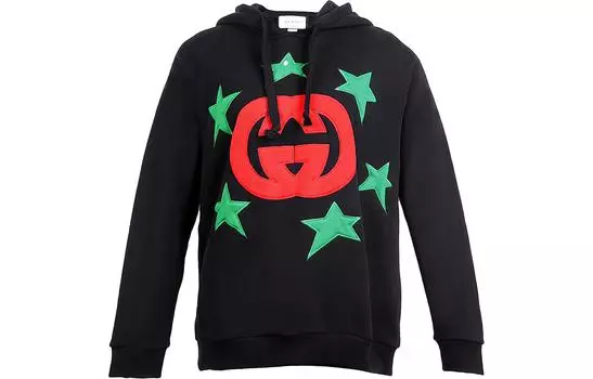 Толстовка женская Gucci, черный / зеленый