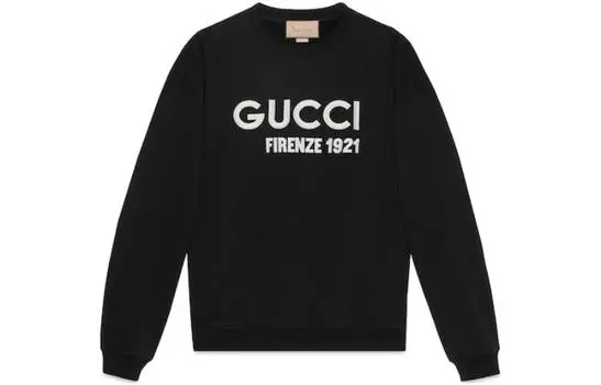 Толстовка женская Gucci с логотипом, черный / белый