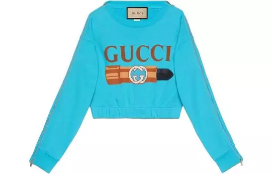 Женская толстовка GUCCI, цвет Blue
