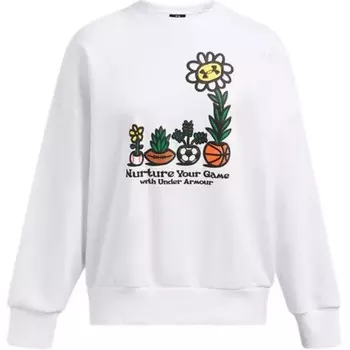 Женская толстовка Icon белого цвета Under Armour