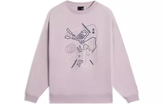 Женская толстовка из коллекции Sports Life, цвет фиолетовый Lining