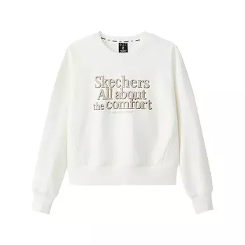 Женская толстовка из коллекции Sports Life, цвет «зефир» Skechers, Marshmallow White-0074
