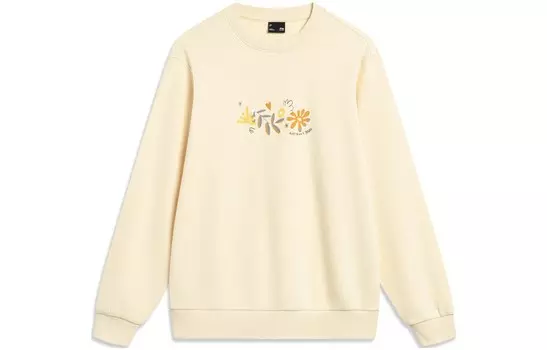 Женская толстовка из коллекции Sports Life цвета молочного торта, желтая Lining