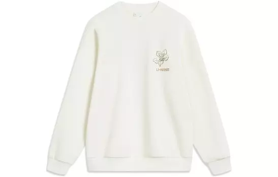 Женская толстовка из коллекции Sports Life, молочно-белая Lining