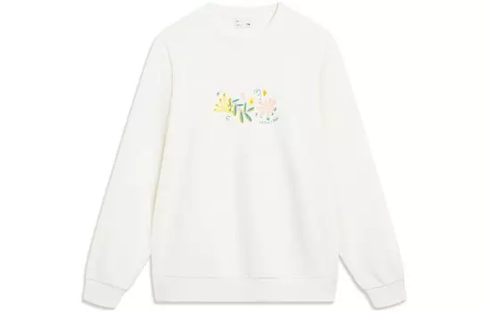 Женская толстовка из коллекции Sports Life, молочно-белая Lining