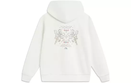 Женская толстовка из коллекции Sports Life, молочно-белая Lining