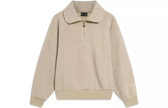 Женская толстовка из коллекции Sports Life, слегка глянцевая, коричневая Lining