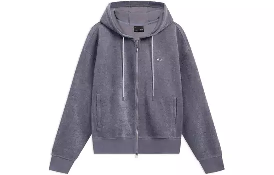 Женская толстовка из коллекции Sports Life, темно-серая, фиолетовая Lining