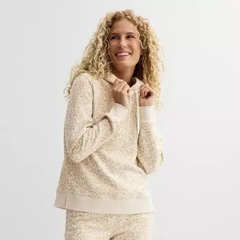 Женская толстовка из ультрамягкого флиса Tek Gear, цвет Beige Spots