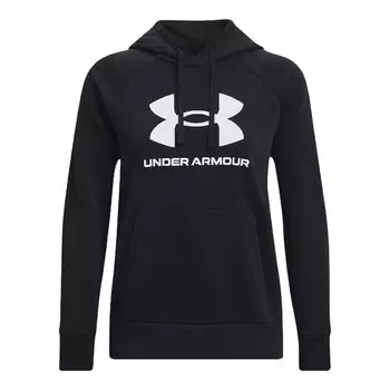 Женская толстовка конкурент из флиса с большим логотипом hdy Under Armour, белый
