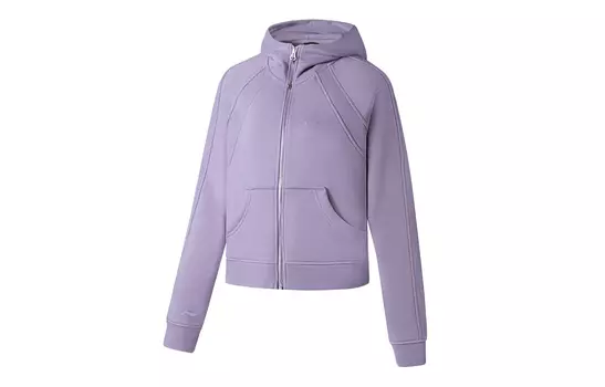 Женская толстовка LiNing Fitness Series, дымчато-фиолетовая