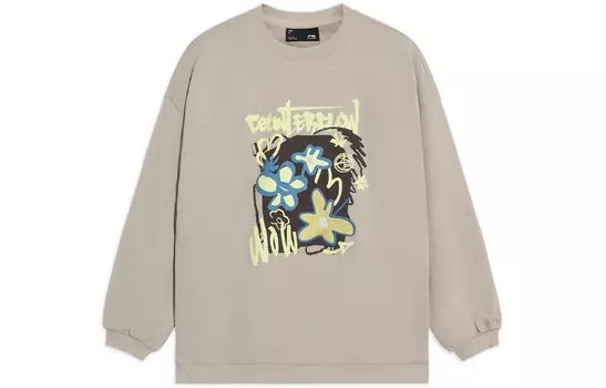 Женская толстовка LiNing Sports Fashion Collection, цвет кашемир серый