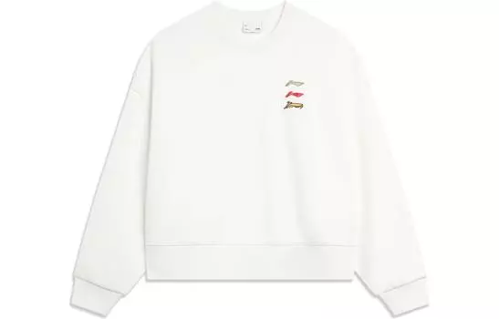 Женская толстовка LiNing Sports Fashion Collection цвета слоновой кости