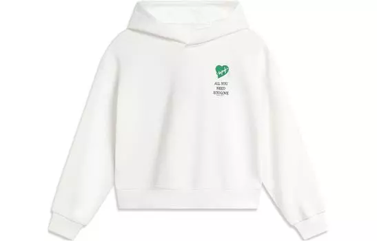 Женская толстовка LiNing Sports Fashion Collection цвета слоновой кости