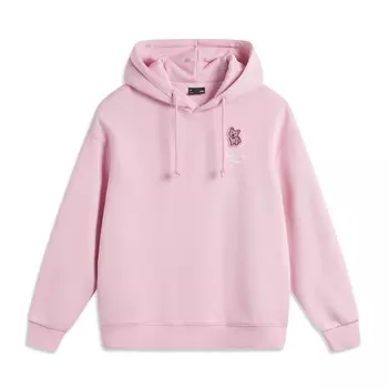 Женская толстовка LiNing Sports Fashion Collection, прозрачно-розовая