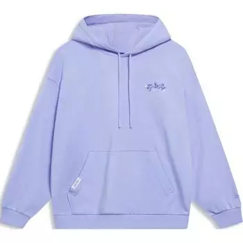 Женская толстовка LiNing Sports Life Collection, цвет фиолетовый и синий