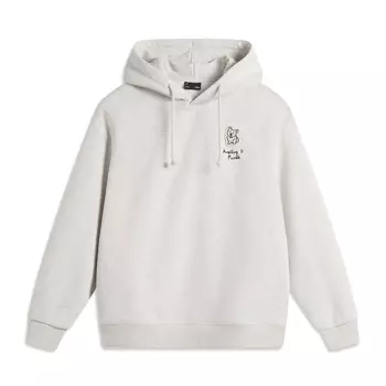 Женская толстовка LiNing Sports Life Collection, цвет «серый пестрый»