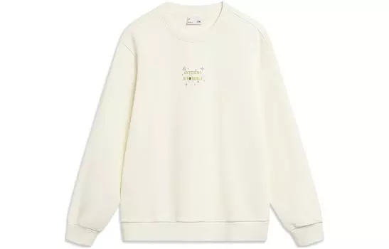 Женская толстовка LiNing Sports Life Collection цвета экрю, Ecru
