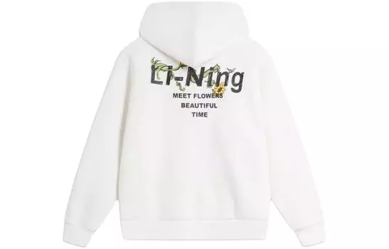 Женская толстовка LiNing Sports Life Collection цвета слоновой кости