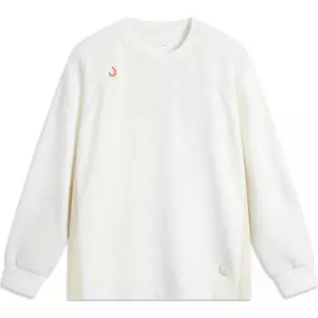 Женская толстовка LiNing Sports Life Collection цвета слоновой кости
