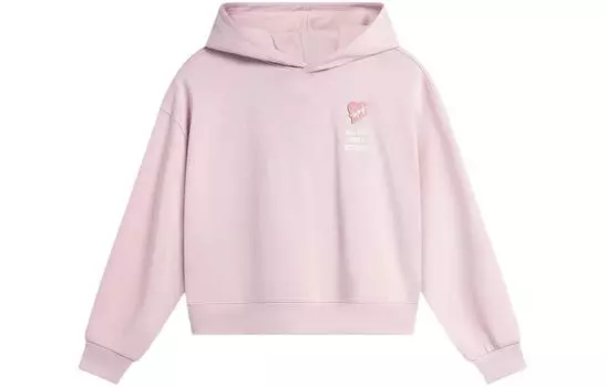 Женская толстовка LiNing Sports Life Collection, нежно-песочно-розовая