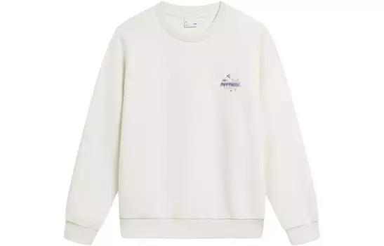 Женская толстовка LiNing Sports Trend Series цвета экрю, Ecru