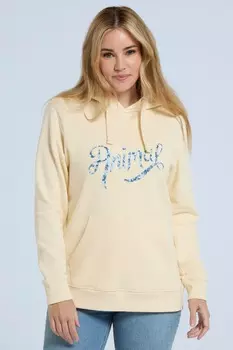 Женская толстовка Maya с органическим графическим рисунком Animal, бежевый