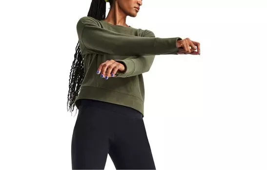 Женская толстовка Meridian зеленого цвета Under Armour