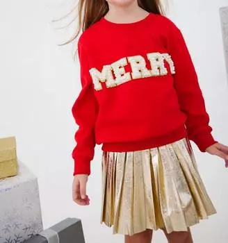 Женская толстовка Merry Pearl - Mommy & Me Edition в красном цвете Lola + The Boys