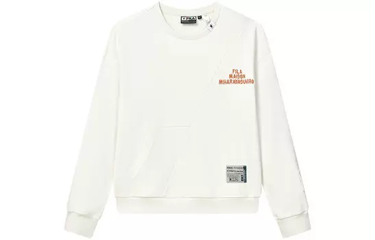 Женская толстовка Mihara Yasuhiro X, цвет кокосового молока, белая Fila