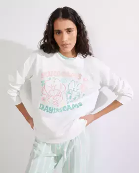 Женская толстовка «Минни и Дейзи» Easy Wear, цвет 120 Crudo