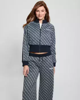 Женская толстовка на молнии Guess, темно-синий