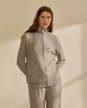 Женская толстовка на молнии nfasis, цвет 820 Gris Medio