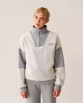 Женская толстовка на молнии с высоким воротником Claudie Pierlot, серый