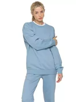 Женская толстовка оверсайз – Enzo, синий