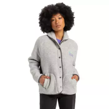 Женская толстовка Quiksilver Heather Sherpa, серый