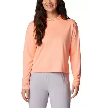 Женская толстовка с длинным рукавом PFG Solar Stream Columbia, оранжевый