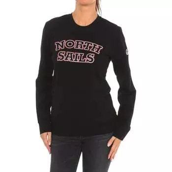 Женская толстовка с длинными рукавами и круглым вырезом 9024210 North Sails, черный
